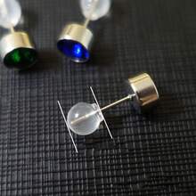 Handmade DIY Jewelry Earring Accessories, Anti-Slip Anti-Lost Silicone Ear Plugs - Transparent - View 12