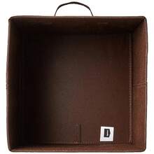 zxxAmazon s - Cubos de almacenamiento pb de tela con asas 10.5 x 10.5 x 11 pulgadas color marron paquete de 6caja de oficina - marrón - Ver 3