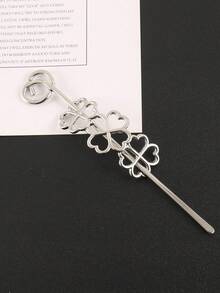 1件复洛克蝴蝶蜜蜂造型锌合金发夹头饰，四季皆宜，可作发髻延长器、发型发夹、女士发饰。 - 彩色 - 查看 18