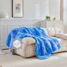 Double-Sided, Plush Double Duvet Cover, Extra Soft For Winter, Available In Various Colors - Baby Blue - View 1