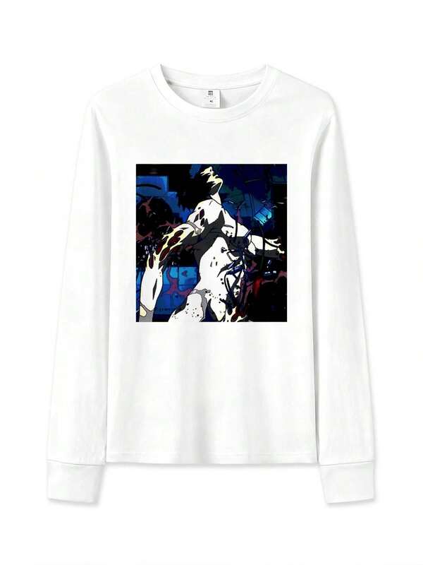 長袖tシャツ Ghost InThe Shell Essential カジュアル キャラ長袖 スウェット キャラクター プリント カットソー 男女兼用
