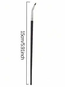 2pcs Contour Nose Shadow Brush Angled Eye Nose Contour Eyeshadow Cosmetic Makeup Mixing Concealer Brush Tool - Black - View 5