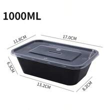 6/20pcs - 32oz Reusable Food Prep Containers With Lids, Leak-Proof Meal Prep Containers, Microwave/Dishwasher/Freezer , Suitable For Outdoor Picnics, Events, Weddings - Multicolor - View 5