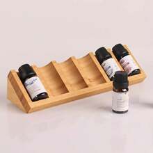 1pc Wooden Essential Oil Display Rack, Wooden Base Stand, Essential Oil Storage Rack, 1/2/3 Tier Wooden Base Frame - Multicolor - View 8