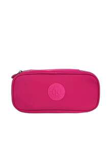 Single-Opening Pencil Case, Washable With Water. - 玫紅色 - 查看 2