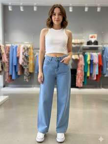 Women Jeans - Lavado ligero - Ver 1