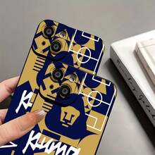 Diseño abstracto del equipo de fútbol Pumas con el logo. Esta elegante funda es compatible con iPhone 17, 16, 15, 14 Pro Max, 13, 12, 11, XR y XS Plus. Fabricada en TPU flexible, resistente a golpes y arañazos, ofrece una excelente protección contra caídas y un agarre cómodo. Es un regalo ideal para familiares, amigos y seres queridos, y una opción perfecta para festivales. - Negro - Ver 8