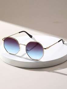 Lunettes de mode rétro géométriques pour homme, monture en métal, style années 2000 (1/2/3 pièces), idéales pour les activités de plein air, les festivals de musique et les voyages. - Multicolore - Voir 18