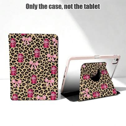 1pc 360° Rotating Stand Flip Protective Case With Pen Slot, PU Leather Case With Auto Sleep/Wake Function, Compatible With Hono, Matepad, Redmi, OPPO, VIVO, Apple, Suitable For Back To School, Valentine's Day