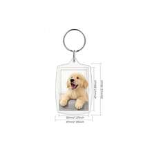 Clear Acrylic Keychain For Blank Photos, 50 Units - 50 片 + 4 x 5.5 厘米 - 查看 1