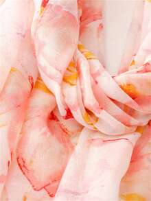 1pc Elegant Butterfly Print Scarf, Soft & Fashionable, Suitable For Travel, Sun Protection, Warm, Breathable Shawl For Women - Multicolor - View 10