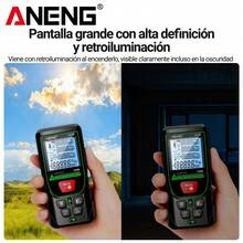 100m Telémetro Láser Medidor De Distancia Distanciómetro Aneng K100 - Negro - Ver 7