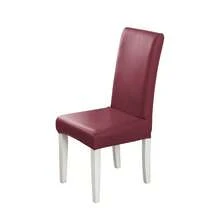 1/2/4/6件装PU防水弹力椅套，160gsm加厚款，适用于家庭、酒店、餐厅、餐椅，四季皆宜 - 彩色 - 查看 27