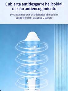 Promoción de año nuevo mini rizador espiral, rizador de color, adecuado para salones y hogares, rizador eléctrico, forma duradera, reparación de cabello, cabello suave y sin lesiones, minuto y segundo para crear forma de salón, regalo para novia, regalo de San Valentín - Multicolor - Ver 5