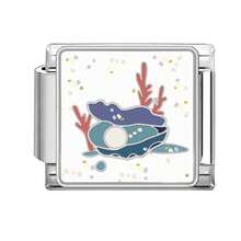 1 pieza Kit de pulsera modular de cuentas DIY, decorado con elementos florales, oceánicos, de ojo, luna y corazón, adecuado como fiesta/regalo para amigos/parejas en Navidad, Año Nuevo, Halloween, Día de San Valentín, diseño encantador, joyería de acero inoxidable - M288460 - Ver 26