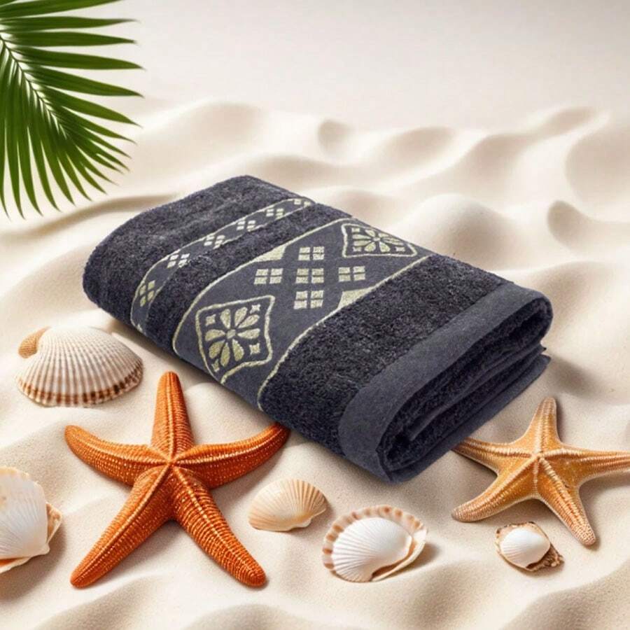 Bath Towels - Dark Grey - View 1