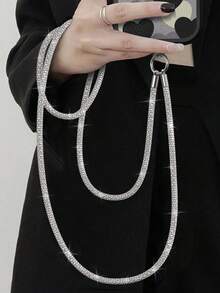 Silver Crossbody Strap