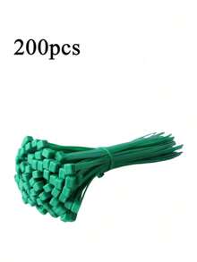 200 chiếc dây buộc tự khóa màu xanh lá cây, dây buộc nhựa, dây buộc cây trồng tự khóa dùng để cố định dây leo, dây buộc chịu nhiệt có thể tái sử dụng, dây buộc vườn | Dây buộc trang trí vườn, dây buộc cố định cây, thích hợp cho đồ dùng tiệc tùng, phông nền đám cưới, bó hoa, trang trí cổng vòm, chịu nhiệt, dùng trong nhà, ngày lễ tình nhân, lễ tốt nghiệp và các dịp khác. - màu xanh lá - Xem 12