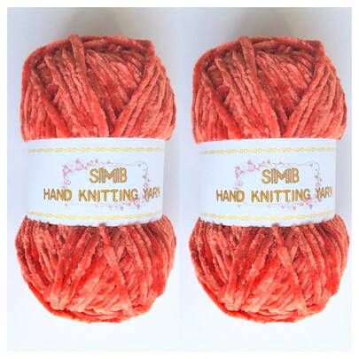 2 Packs Chenille Velvet Yarn, 100% Polyester, Soft & Warm Plush Feeling, Suitable For Crochet, Knitting, Dolls, Scarves, Bags, Home Decor DIY Crafts, 50g/Pack, Multi-Color, Elastic Polyester Yarn