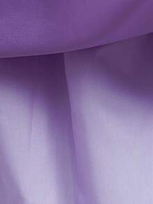 Young Girl Elegant Floral Flower Girl Wedding Dress Princess Tulle Long Gown, Suitable For Formal Occasions, Parties, Anniversaries - Purple - View 8