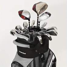 14-Way Full Divider Golf Bag | 9 Zippered Pockets & Sleek Modern Style For Pros - Gray-black - View 4