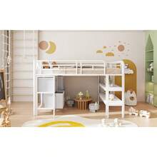 Bed Frames - 白色 + 金屬 + 90厘米*200厘米 - 查看 6