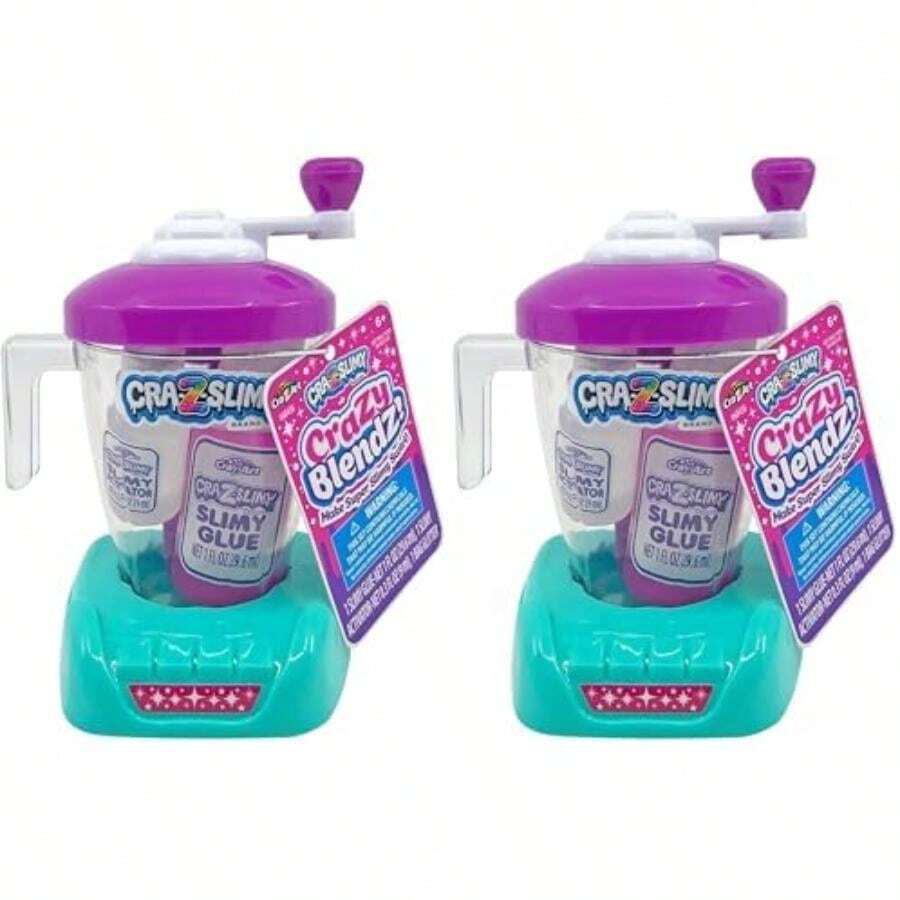 Craz-Slimy Crazy Blendz DIY Slime Making Mixer - Assorted Colors - Kids DIY Slime Craft Kit, Easter Basket Stuffer, 5" X 3.25"(Standard (Pack Of 2)) - Multicolor - View 1