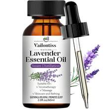 Vailonliss Aceite esencial de lavanda | Aroma calmante para relajación, aromaterapia y masaje - Lavanda - Ver 9