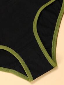 3条/套 女士纯棉镂空三角裤，柔软透气女士内裤 - 彩色 - 查看 9