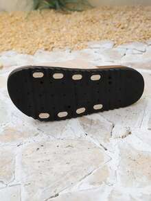 2026夏季新款时尚百搭双扣休闲平底露趾拖鞋 - 白色 - 查看 7