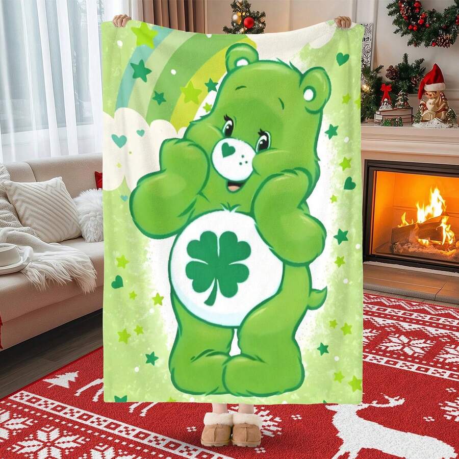 Cartoon Blanket Soft Comfortable Multifunctional Cozy Throw Home Living Room Bedding Gift Warm Plush Blanket Best Choice - Multicolor - View 1