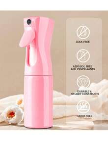 5pcs Hair Styling Tool Set, Including Brush, Spray Bottle, Transparent Water Bottle, Rat Tail Comb, Side Brush, Ideal Gift For Girls, Cute DIY Stickers (Random Style) - Multicolor - View 7