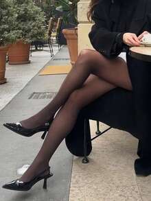 一双女士独特连裤袜，时尚、性感、优雅、可爱、美丽又舒适，适合各种节日，尤其适合情人节、情侣约会、日常外出和通勤——多种尺码可选。 - 彩色 - 查看 2