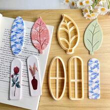 Khuôn đất sét hình bookmark - Khuôn bookmark thủ công, thích hợp để tự làm khuyên tai và đồ gốm, dụng cụ lý tưởng cho quà tặng thủ công, kiểu dáng mới lạ, đẹp và thời trang, dụng cụ thủ công bằng đất sét polymer. - Màu vàng - Xem 3