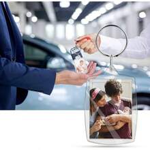 Clear Acrylic Keychain For Blank Photos, 50 Units - 50 片 + 4 x 5.5 厘米 - 查看 5
