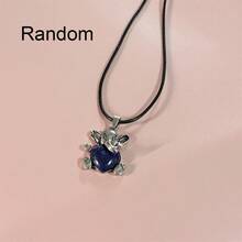 1pc New Elephant Heart Crystal Pendant Necklace, Unisex Everyday Wear, Gift - Elephant - View 11