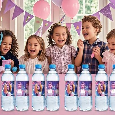 10 etiquetas/pegatinas para botellas de agua, decoraciones de fiesta de cumpleaños, pegatinas impermeables de K-Pop, anime, suministros para fiestas, etiquetas de botellas de agua de K-Pop, pegatinas de The Witcher, decoraciones de cumpleaños, recuerdos de fiesta, suministros para fiestas de niñas, estilos aleatorios
