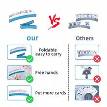 Poker Card Holder, 4pcs/1Set Expandable & Upgradeable Plastic Card Holder, Carnival, Halloween, Interactive, Party & Holiday Games - Multicolor - View 4