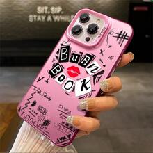 1pcs Burn Book Lips Graphic Phone Case Compatible With Apple Phone 11 12 13 14 15 16 17ProMax X 7plus 8plus Xs Max XS Antidrop Phone Case Camera Protection Phone Case Funky Quirky Personality Cute Fashion You Can Give It To Yourself Can Be Given To Friends - 粉色 - 查看 4