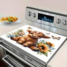 1pc Desktop Heat-Resistant Protective Cover, The Surface Is Anti-Slip And Scratch-Proof, And Easy To Clean Polyester, Which Is Used For Anti-Slip In Kitchens, Washing Machines, Dryers, Stove Protective Covers, Home Appliance Accessories And Modern Kitchen Utensils. - Multicolor - View 7