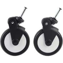 Front Wheel Set for Baby Jogger, Premier Strollers, Replacement Swivel Wheels for Baby Carriages Rubber Yoya Vovo Compatible, for Infant Strollers, Jogging Strollers, All-Terrain,40840197 - Verde - Ver 6