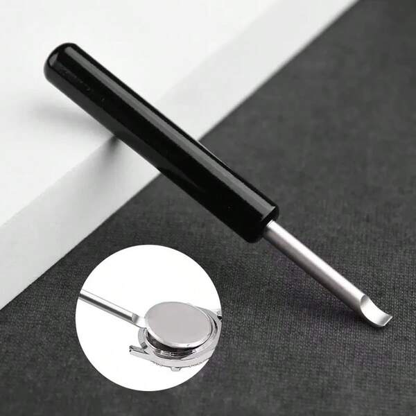 1 pieza Herramienta abridor de tapa trasera de reloj, Herramienta de reparación de aleación, Sin necesidad de montaje, Herramienta de mantenimiento de reloj y extracción de caja - Adecuada para entusiastas y profesionales de relojes
