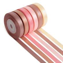 30 Yards 3/8 Inch Multi-Color Satin Ribbon, Bulk Colorful Satin Ribbon Rolls, Handmade Solid Double-Sided Satin Ribbon For Shower, Birthday, Wedding, Gift Wrapping - Multicolor - View 24