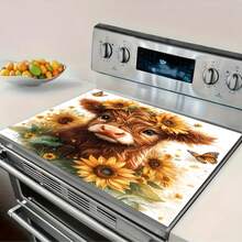 1pc Desktop Heat-Resistant Protective Cover, The Surface Is Anti-Slip And Scratch-Proof, And Easy To Clean Polyester, Which Is Used For Anti-Slip In Kitchens, Washing Machines, Dryers, Stove Protective Covers, Home Appliance Accessories And Modern Kitchen Utensils. - Multicolor - View 6