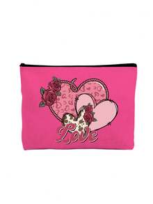 高尔夫印花化妆包 - 轻便无异味涤纶旅行洗漱包，卡通趣味多功能帆布包，充电器收纳包，旅行必备化妆包，化妆品、化妆和旅行必备轻便接待包，青少年完美礼物，生日和旅行配件，节日礼物 - 彩色 - 查看 16