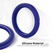 Coffee Machine Seal Gaskets Compatible With La Marzocco Slayer Synesso Cafelat Gasket And Molykote 111 Grease Models - Blue - View 7