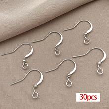 30pcs Real 18K Gold Plated French Earring Hooks Fish Hook Earrings For Jewellery Making Women Adults DIY Dangle Earrings Crafts Supplies - Multicolor - View 11
