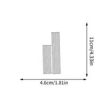 Creative Grid Dies, DIY Scrapbooking Album And Embossing Stencil, Greeting Card Making Tool, Card Paper Cutting Crafts ,Gift Card Making Template Die Cuts. - Silver - View 8