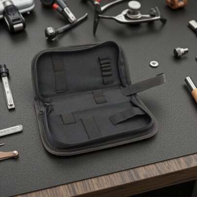 2 PCS Electrician Tool Pouch Hvac Tool Bag Portable Box Watch Repair Kit Storage Clutch Outdoor Storage Pouch