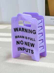 1个女士警示标志爪形发夹，“请勿靠近”爪形发夹，趣味黄色发夹，适合打造浓密、张扬的发型，是送给同事和朋友的绝佳礼物 - 波西米亚街头风 - 彩色 - 查看 8